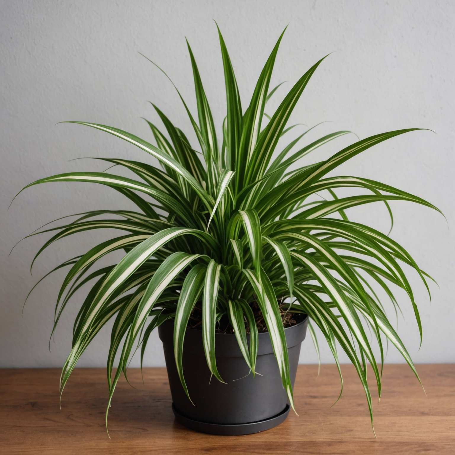 スパイダープラント (Chlorophytum comosum)